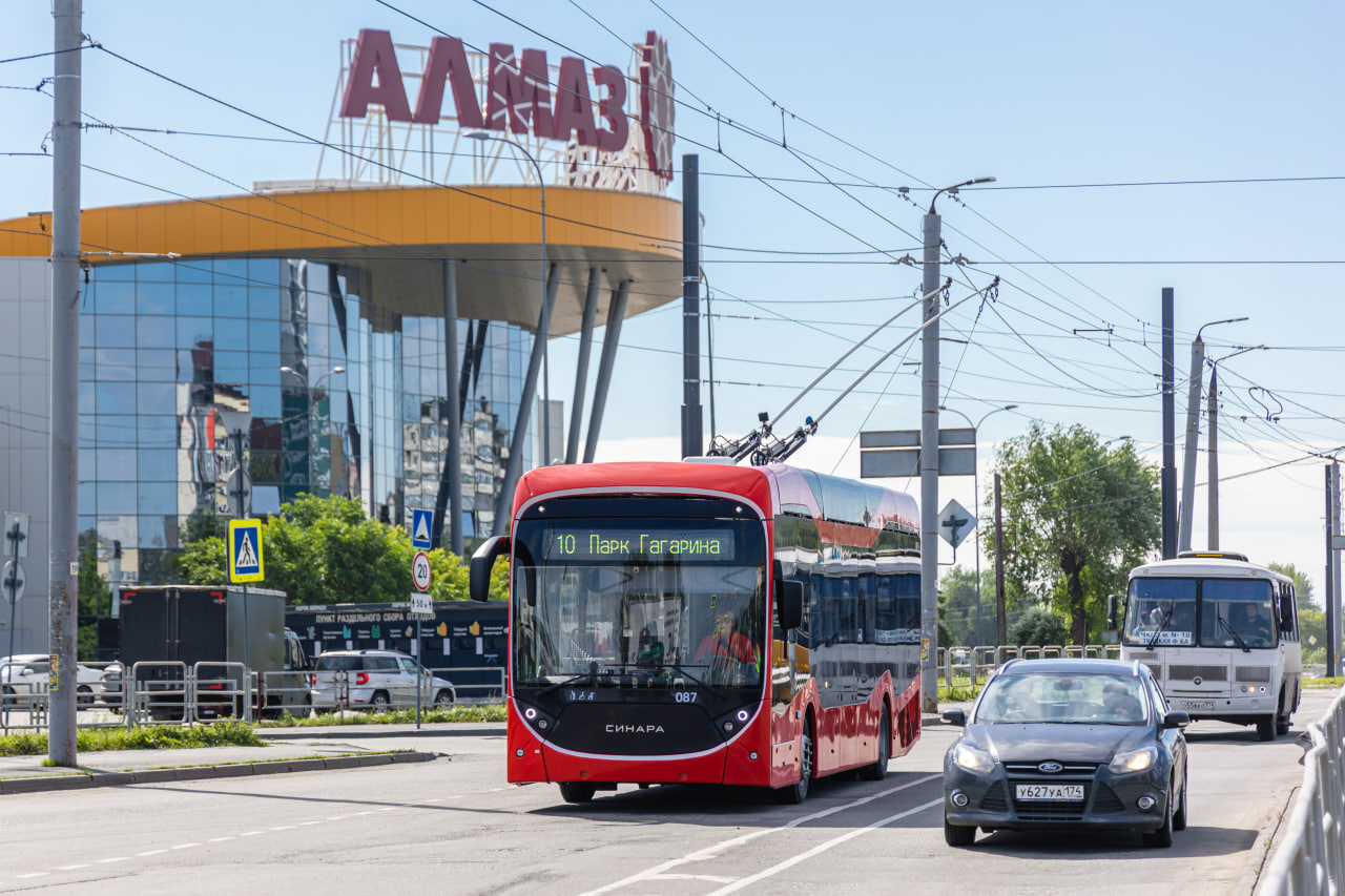 Троллейбусы «СИНАРА» вышли на 10-й маршрут в Челябинске