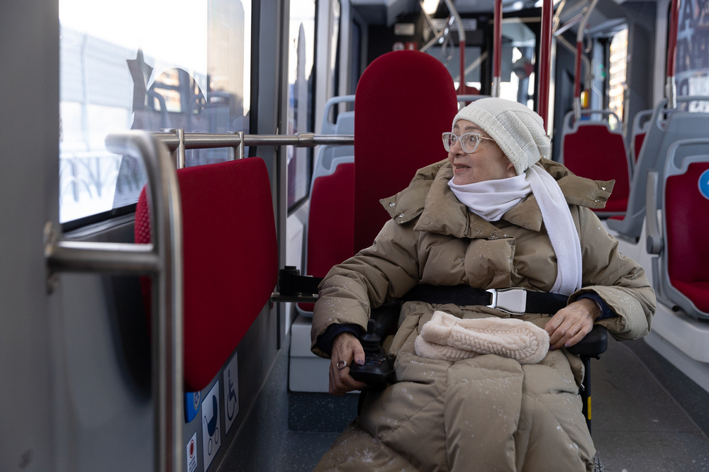 Трамвай «Синара» проверили на адаптацию для маломобильных пассажиров