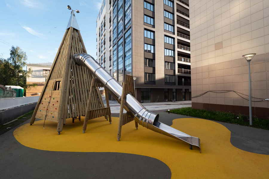 Детская площадка клубный дом на Ленина Детская площадка клубный дом на Ленина